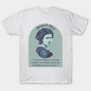 Margaret Mead Portrait and Quote T-Shirt